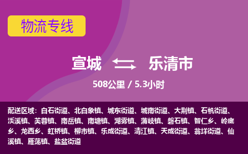 宣城到乐清市物流公司要几天_宣城到乐清市物流专线价格_宣城至乐清市货运公司电话