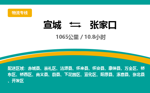 宣城到张家口物流公司要几天_宣城到张家口物流专线价格_宣城至张家口货运公司电话