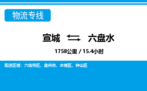 宣城到六盘水物流公司要几天_宣城到六盘水物流专线价格_宣城至六盘水货运公司电话