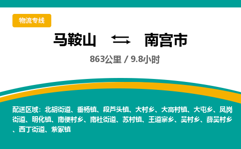 马鞍山到南宫市物流公司要几天_马鞍山到南宫市物流专线价格_马鞍山至南宫市货运公司电话