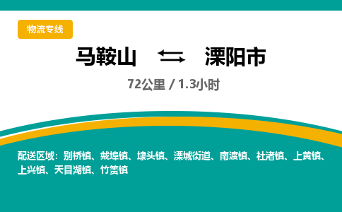 马鞍山到溧阳市物流公司要几天_马鞍山到溧阳市物流专线价格_马鞍山至溧阳市货运公司电话