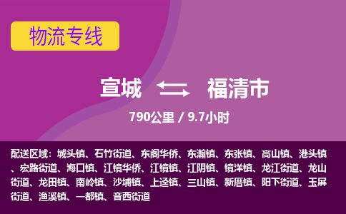 宣城到福清市物流公司要几天_宣城到福清市物流专线价格_宣城至福清市货运公司电话