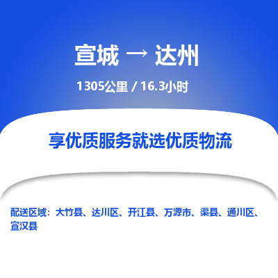 宣城到达州物流公司要几天_宣城到达州物流专线价格_宣城至达州货运公司电话