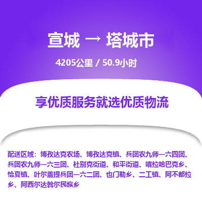 宣城到塔城市物流公司要几天_宣城到塔城市物流专线价格_宣城至塔城市货运公司电话