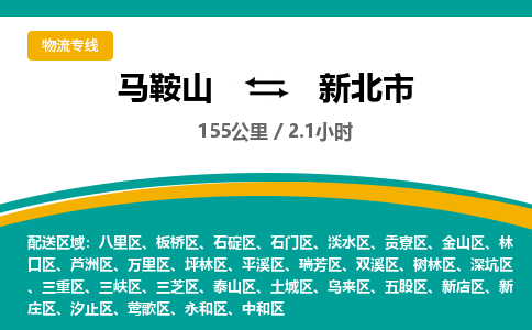 马鞍山到新北市物流公司要几天_马鞍山到新北市物流专线价格_马鞍山至新北市货运公司电话