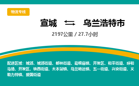 宣城到乌兰浩特市物流公司要几天_宣城到乌兰浩特市物流专线价格_宣城至乌兰浩特市货运公司电话