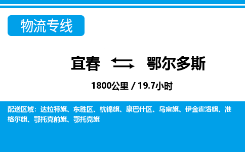 宜春到鄂尔多斯物流公司要几天_宜春到鄂尔多斯物流专线价格_宜春至鄂尔多斯货运公司电话