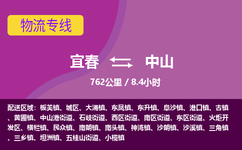 宜春到中山物流公司要几天_宜春到中山物流专线价格_宜春至中山货运公司电话