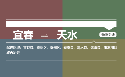 宜春到天水物流公司要几天_宜春到天水物流专线价格_宜春至天水货运公司电话